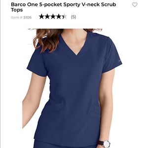 Barco One 5 Pocket Scrub Top 💙LIKE NEW💙